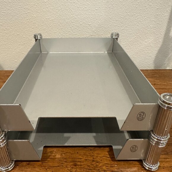 El Casco Luxury Desk Accessory – Stackable Paper Trays (Set of 2) - Picture 3 of 16